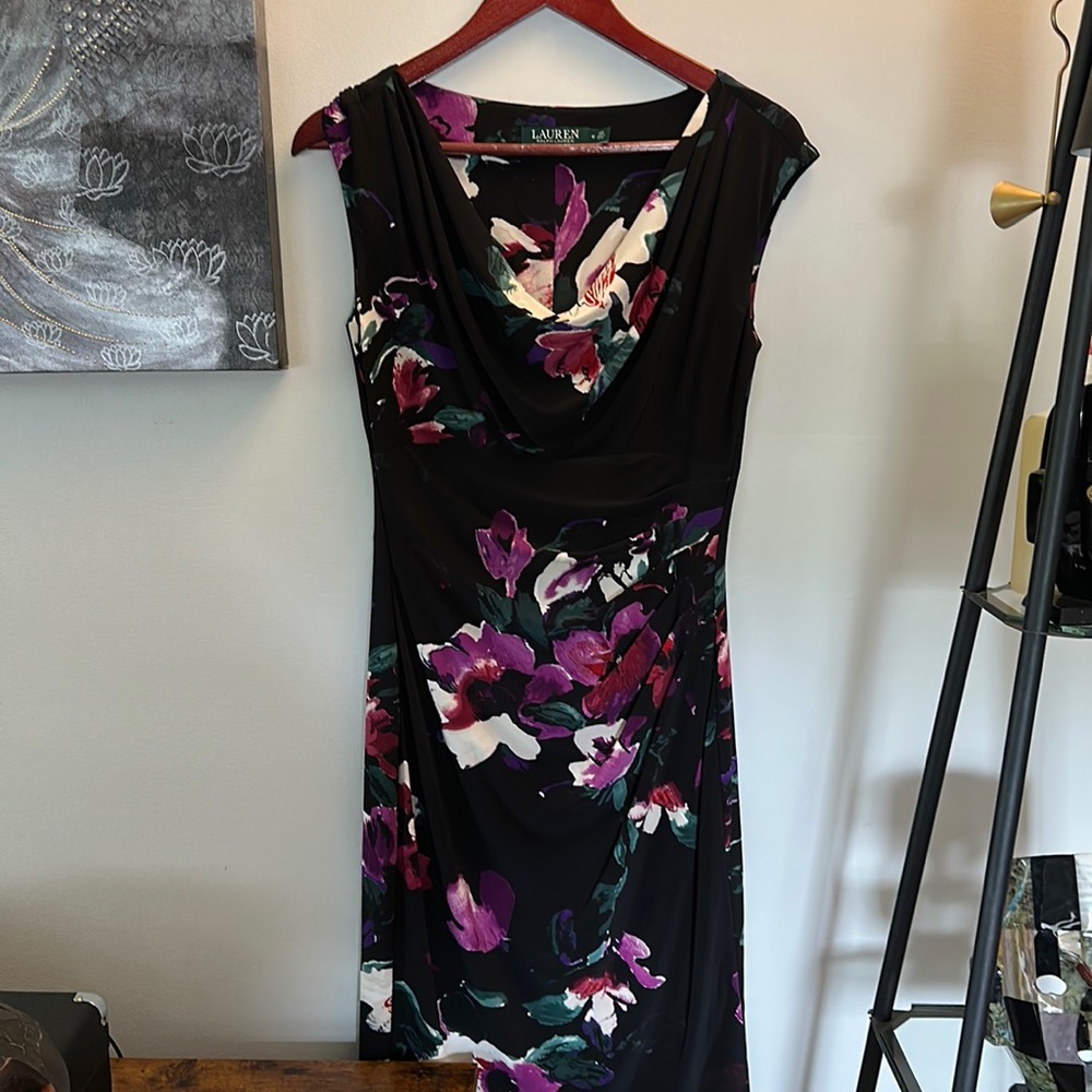 Ralph Lauren dress, beautiful flower pattern.